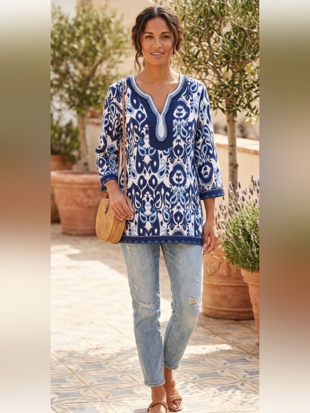 Tantrums Cotton Tunic Top.